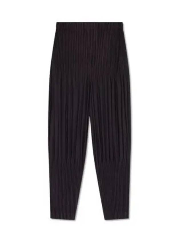 Color Palette Pleats Straight Pants Plum Violet - ISSEY MIYAKE - BALAAN 2