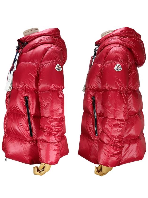 SERITTE Hooded Short Padding Red - MONCLER - BALAAN 3