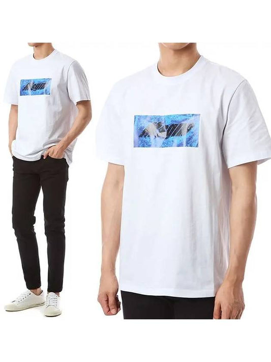 Signature Logo Square Waterful Tee 2840MM230 207098 01 - MSGM - BALAAN 1