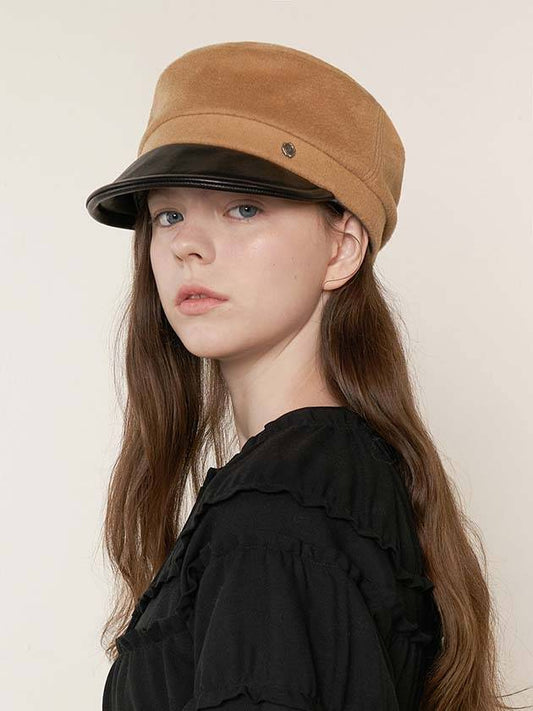 London Casquette Lamb Skin - BROWN HAT - BALAAN 2