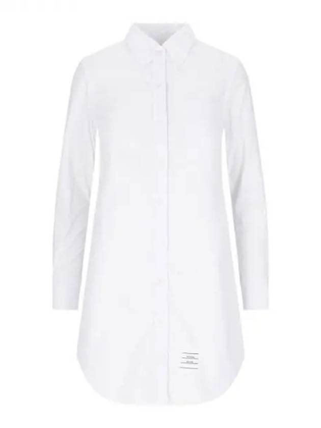 RWB Cotton Shirt Dress White - THOM BROWNE - BALAAN 2