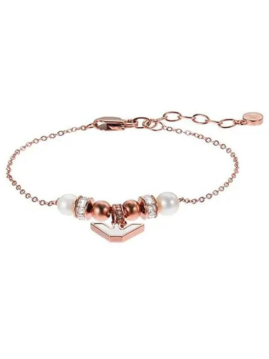 Stainless Steel Bracelet Rose Gold - EMPORIO ARMANI - BALAAN 1