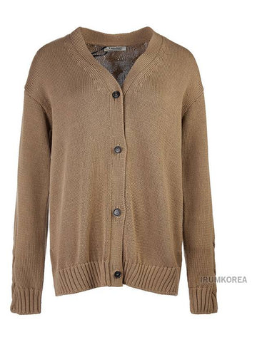 Women s Lucas Cotton Cardigan LUKAS 002 - MAX MARA - BALAAN 1