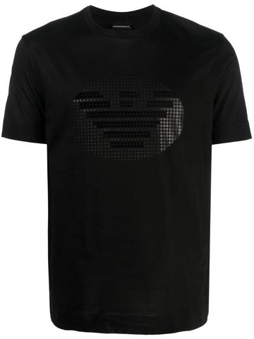 MEN'S PRINTED COTTON T SHIRT 3R1TU11JSAZ0999 - EMPORIO ARMANI - BALAAN 1