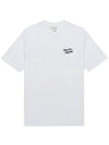 Handwriting Comfort Short Sleeve T-Shirt White - MAISON KITSUNE - BALAAN 3