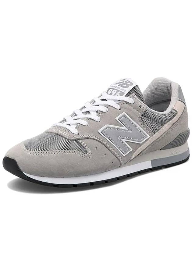 996 Logo Leather Low Top Sneakers Grey NBP7ES134G 15 - NEW BALANCE - BALAAN 4