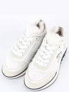 CC logo knit sneakers white 36 5 235 - CHANEL - BALAAN 1