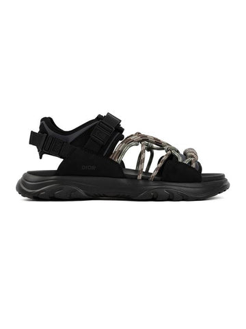 Homme H-TOWN Sandals Black - DIOR - BALAAN 1