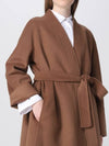 Virgin Wool Single Coat Brown Bronze - S MAX MARA - BALAAN 6