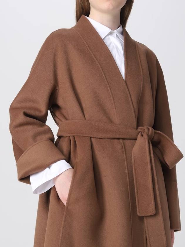 Virgin Wool Single Coat Brown Bronze - S MAX MARA - BALAAN 6