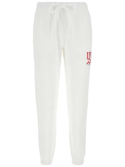 Logo Jogger Track Pants White - AUTRY - BALAAN 2