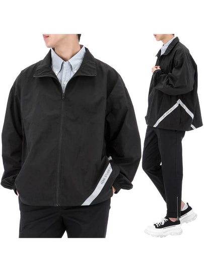 Ripstop Lightweight Zip-Up Jacket Black - ACNE STUDIOS - BALAAN 2