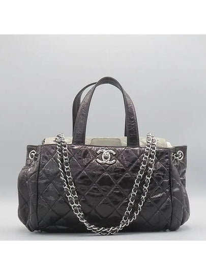 Black 2 WAY bag - CHANEL - BALAAN 2