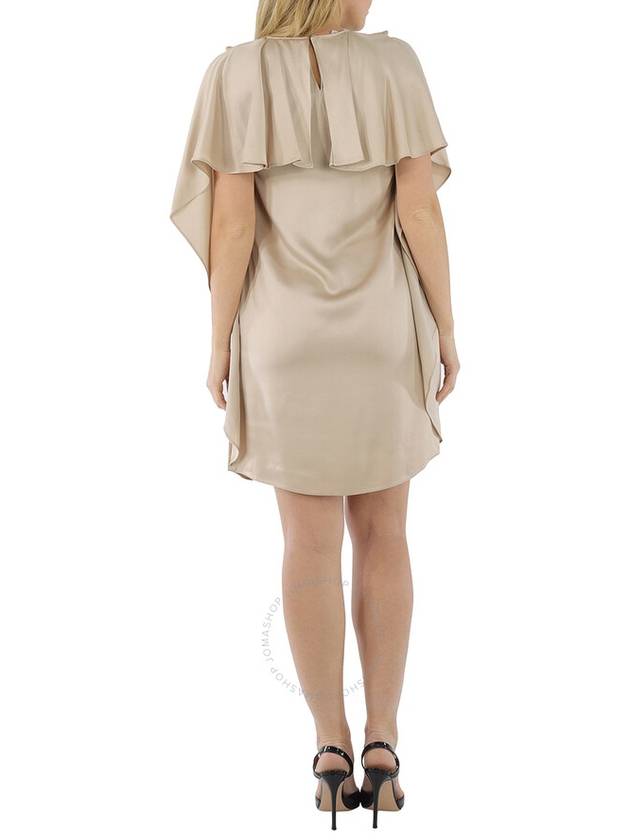 Stella Mccartney Desert Draped-back Sleeveless Dress, Brand Size 36 (US Size 2) - STELLA MCCARTNEY - BALAAN 3