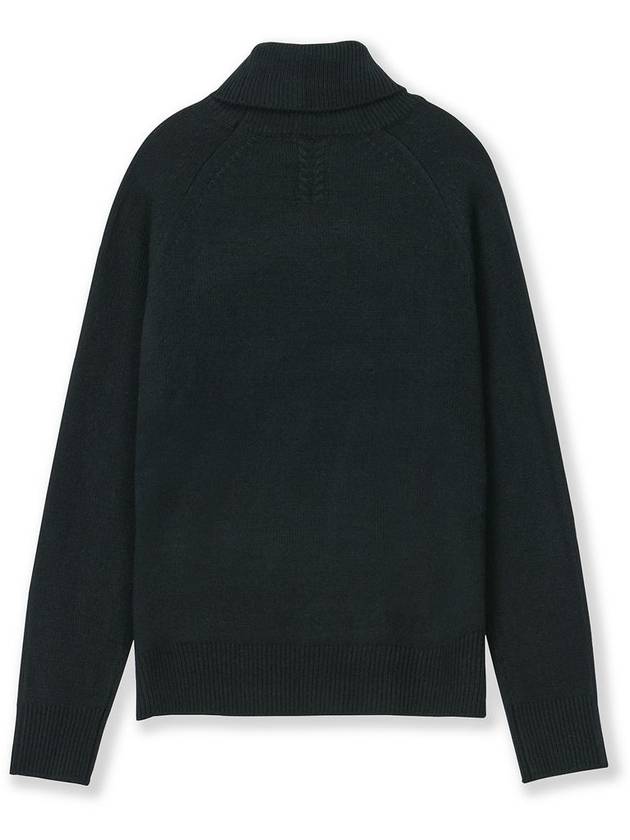 RAGLAN TURTLENECK KNIT BLACK - ROLLING STUDIOS - BALAAN 3