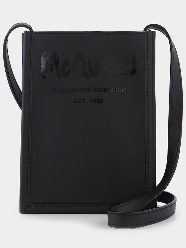 Edge Mini Cross Bag Black - ALEXANDER MCQUEEN - BALAAN 2