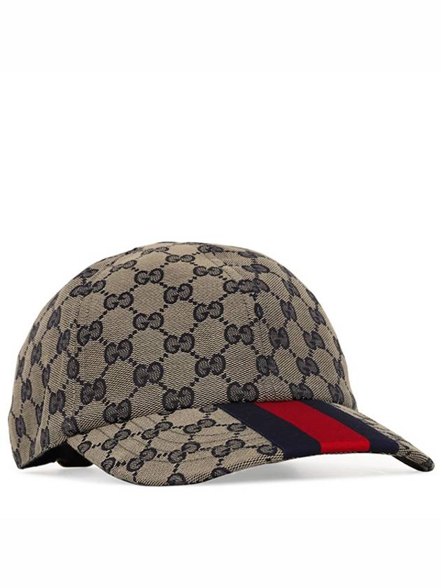 Original GG Base Ball Cap Beige Blue - GUCCI - BALAAN 2