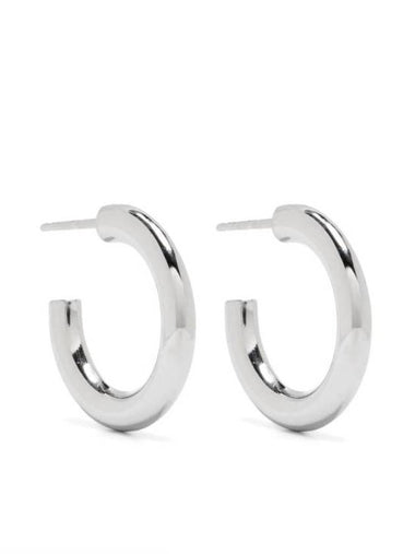 Classic Hoops Earrings Silver - LEMAIRE - BALAAN 1