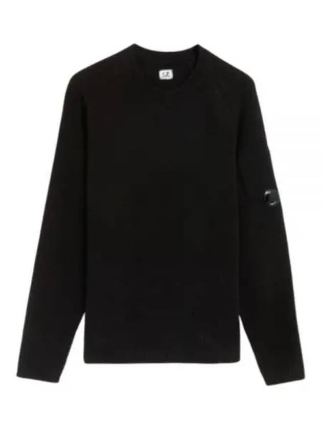 CP Company Chenille Cotton Crew Neck Knit Sweater 17CMKN040A 005558G 999 - CP COMPANY - BALAAN 1