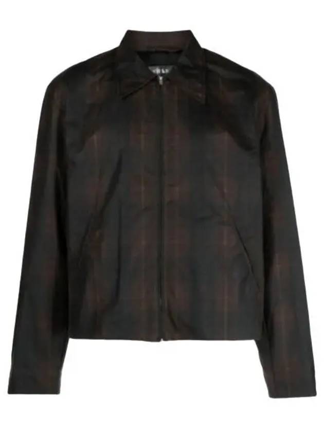 Mini Tartan Zip-Up Jacket Hunterbrown - OUR LEGACY - BALAAN 2