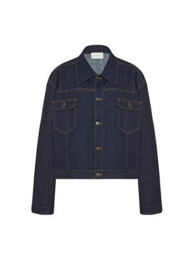 Pocket Denim Jacket Blue - THE ROW - BALAAN 1