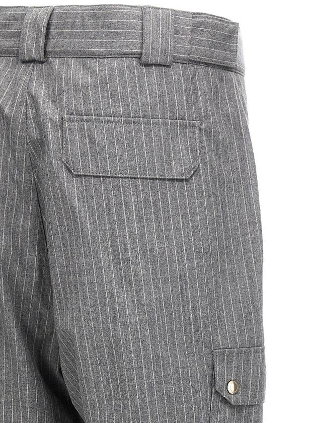 Brunello Cucinelli Pinstripe Pants - BRUNELLO CUCINELLI - BALAAN 4