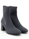 Women s Logo Knit Socks Ankle Boots 5T776C 3KJQ F0KZ3 - MIU MIU - BALAAN 4