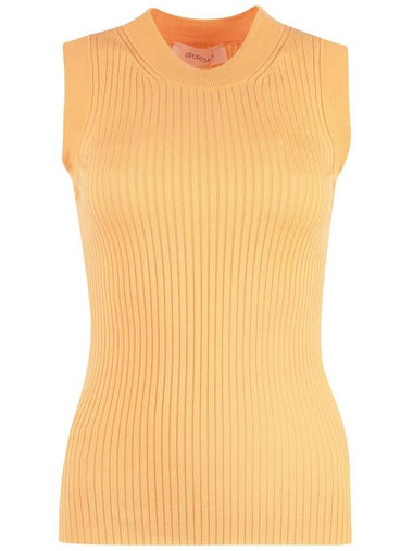 Sportmax Nido Cotton Tank Top - MAX MARA SPORTMAX - BALAAN 1