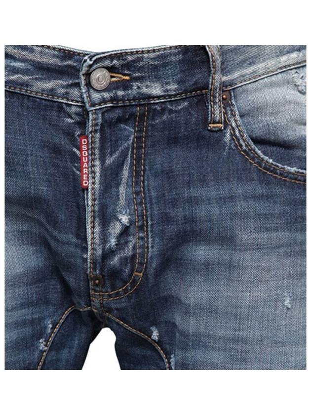 Men s Bike Jeans Dispatch Blue S71LA748 30281 - DSQUARED2 - BALAAN 4