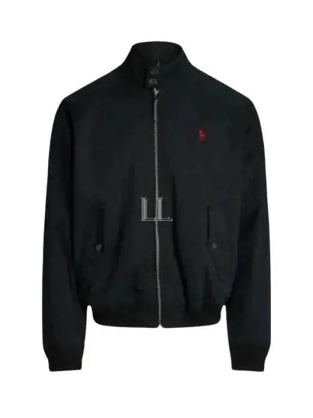 Pony Logo Twill Zip-Up Jacket Black - POLO RALPH LAUREN - BALAAN 2