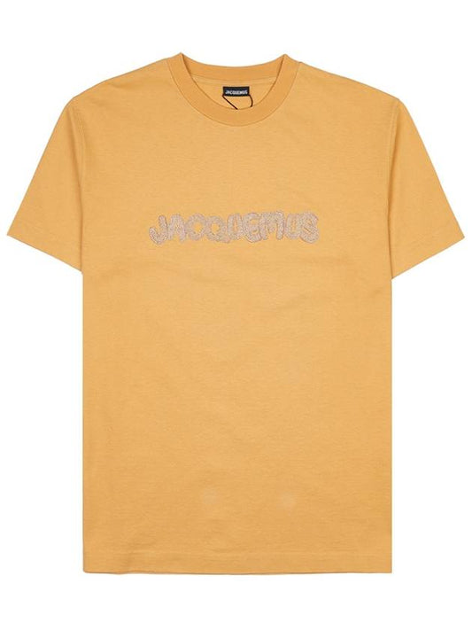 raffia logo short sleeve t-shirt yellow - JACQUEMUS - BALAAN 2