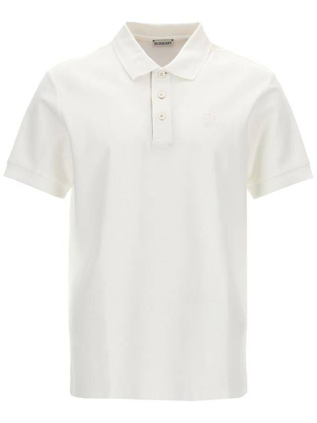 Burberry Logo Embroidery Polo Shirt - BURBERRY - BALAAN 1