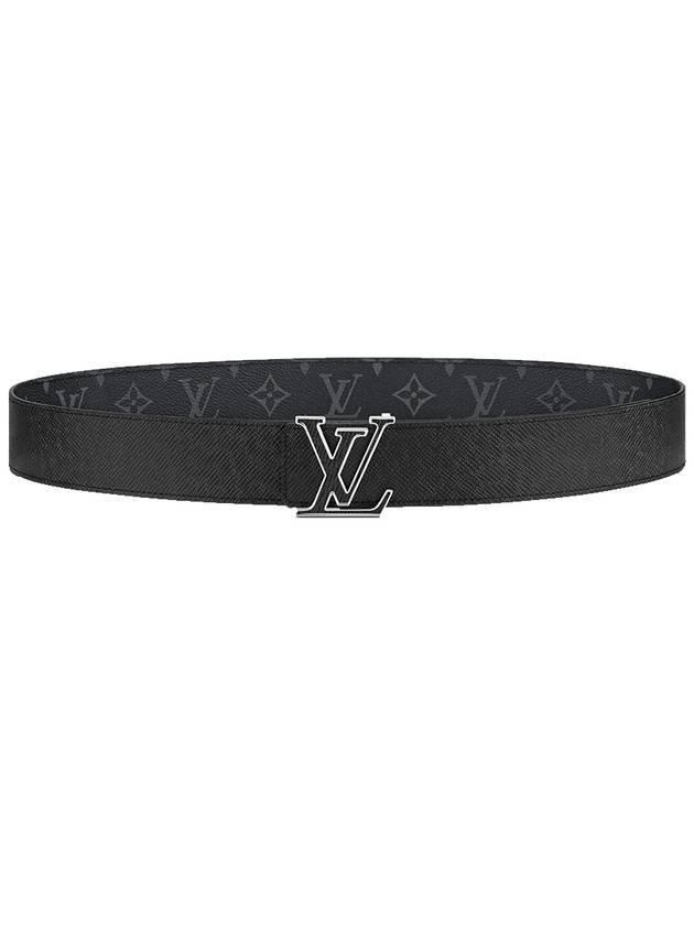 Initials Logo 40mm Reversible Leather Belt Black - LOUIS VUITTON - BALAAN 2