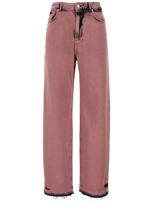 Moschino Jeans Pink Cotton Jeans - MOSCHINO - BALAAN 1