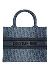 Oblique Small Denim Book Tote Bag Blue - DIOR - BALAAN 2