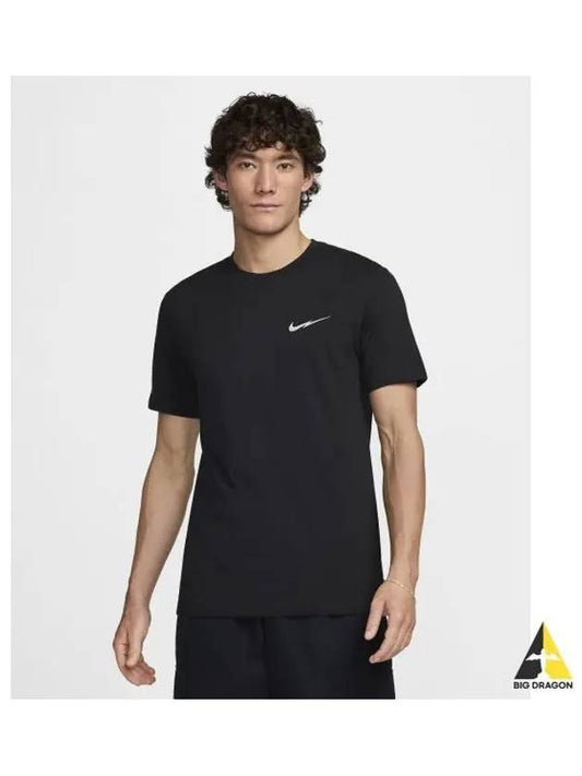 Sportswear Swoosh Short Sleeve T-Shirt Black - NIKE - BALAAN 2