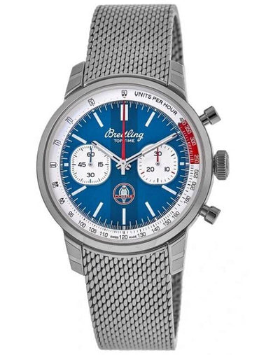 Breitling Top Time B01 Shelby Cobra Chronograph Automatic Blue Dial Men's Watch AB01763A1C1A1 - BREITLING - BALAAN 1