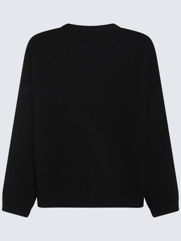 Allude Black Wool Knitwear - ALLUDE - BALAAN 2