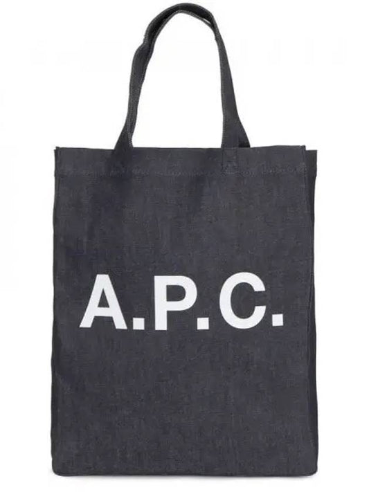 Eco Lou Logo Tote Bag Navy - A.P.C. - BALAAN 2