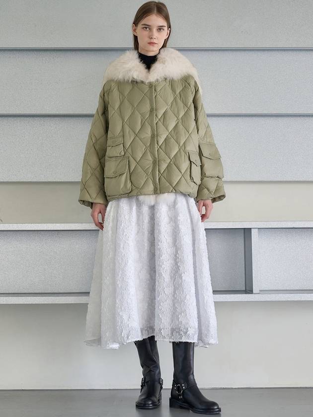 Sailor Fox Fur Down Khaki - MITTE - BALAAN 7