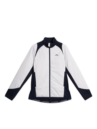 Women's Sana Hybrid Zip-Up Jacket White - J.LINDEBERG - BALAAN 1