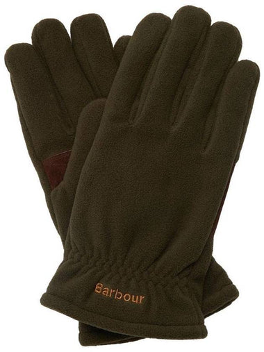 Coalford Fleece Gloves Olive - BARBOUR - BALAAN 1