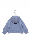 Kids Embroidered Logo Hooded Zip-Up Jacket Light Blue - BURBERRY - BALAAN 5