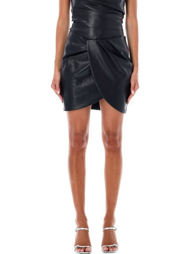 Rotate Birger Christensen Eco Leather Mini Skirt - ROTATE - BALAAN 1