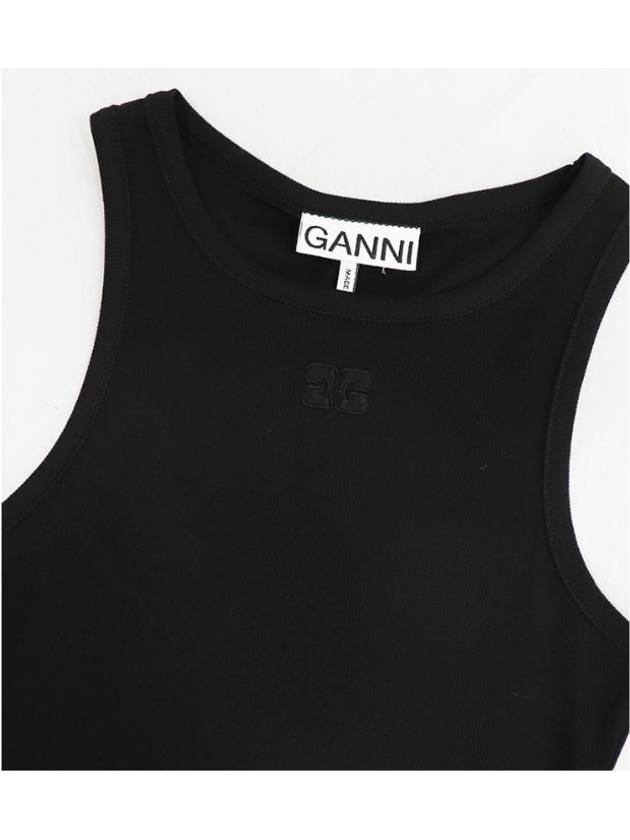 butterfly logo sleeveless - GANNI - BALAAN 7