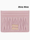 Materasse Nappa Leather Card Wallet Alabaster Pink - MIU MIU - BALAAN 3