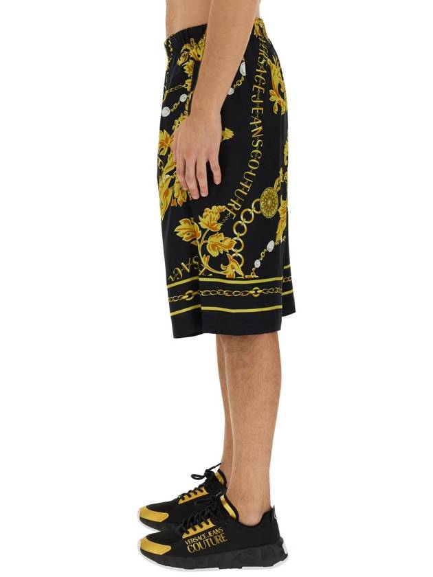 "CHAIN COUTURE" BERMUDA SHORTS - VERSACE - BALAAN 4