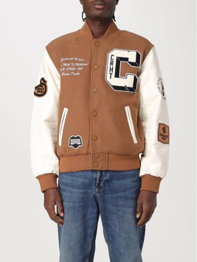 Brown Duck Bomber Jacket Brown - CARHARTT WIP - BALAAN 2