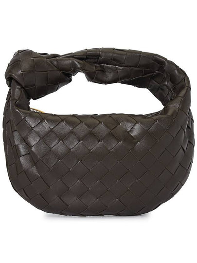 Jodie Intrecciato Small Tote Bag Brown - BOTTEGA VENETA - BALAAN 2