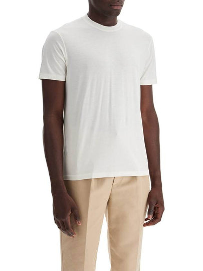 cotton-lyocell t-shirt - TOM FORD - BALAAN 2